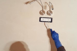 rifiniture  intonaco in canapa  alla fattoria dell'autosufficienza